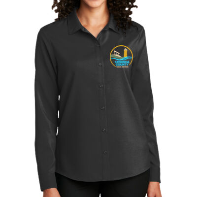 Kenosha County Human Services - Ladies Long Sleeve Performance Staff Shirt Thumbnail