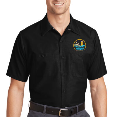 Kenosha County Human Services - Short Sleeve Industrial Work Shirt Thumbnail