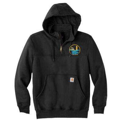 Kenosha County Human Services - Rain Defender ® Paxton Heavyweight Hooded Zip Mock Sweatshirt Thumbnail
