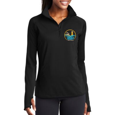Kenosha County Human Services - Ladies Sport Wick ® Stretch 1/4 Zip Pullover Thumbnail