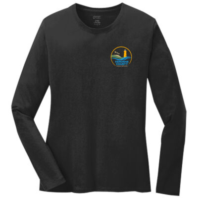 Kenosha County human Services - Ladies Long Sleeve Core Cotton Tee Thumbnail